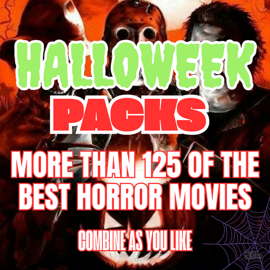 pack of 25 halloween horror movies - digital blockbuster