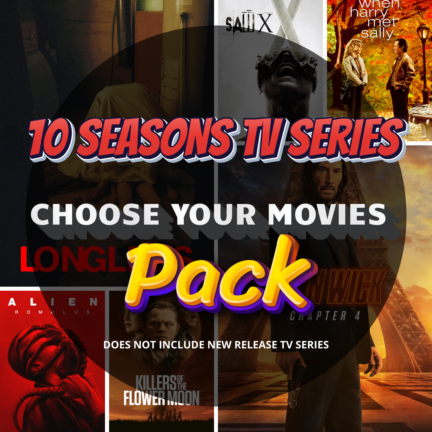 CHOOSE YOUR TV SERIES 10 SEASONS TV SERIES PACK ⚡🔥 50 % OFF