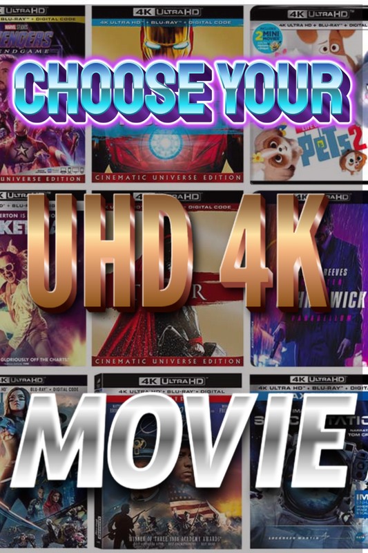 CHOOSE YOUR UHD 4K CUSTOM MOVIES new !!